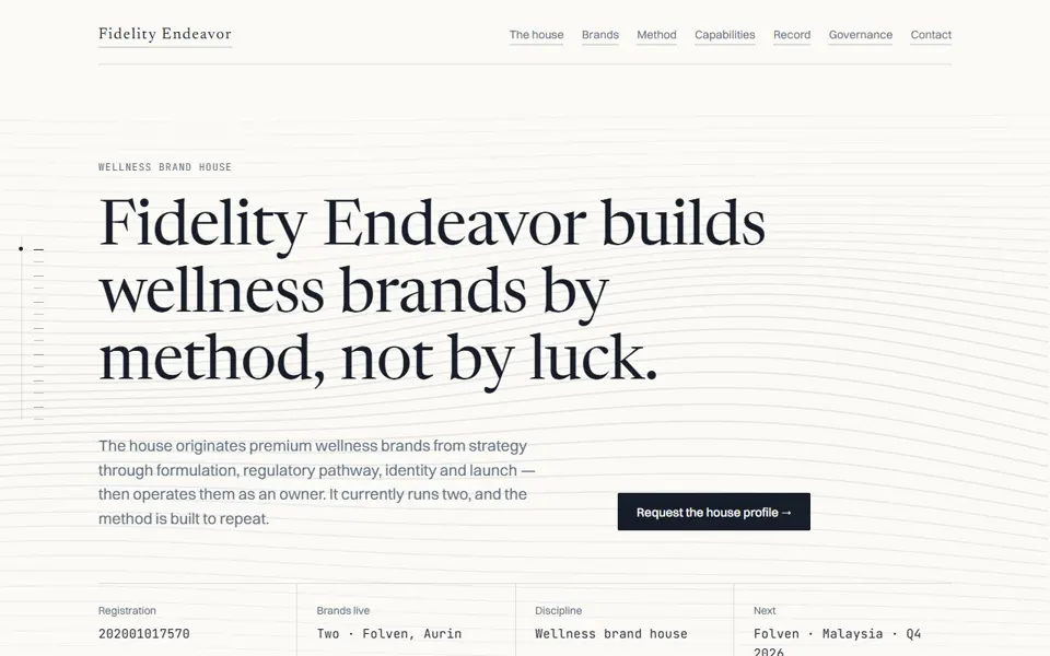 Fidelity Endeavor website